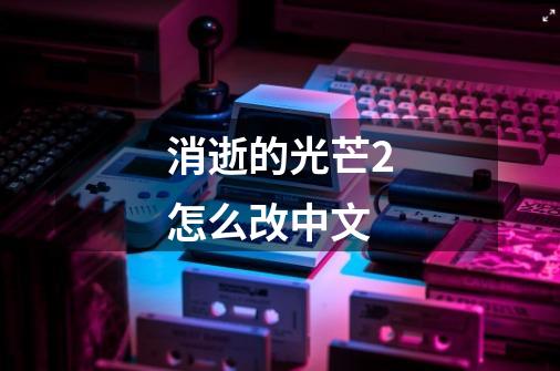消逝的光芒2怎么改中文-第1张-游戏相关-八六二网