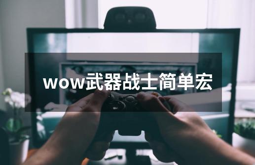 wow武器战士简单宏-第1张-游戏相关-八六二网