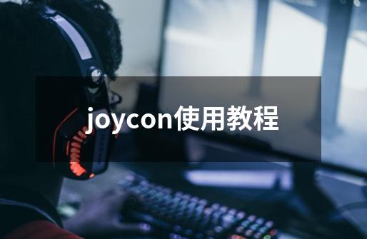 joycon使用教程-第1张-游戏相关-八六二网